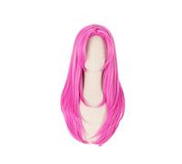 JOJO's Bizarre Adventure Golden Wind Diavolo Pink Long Wig Cosplay Costume Heat Resistant Synthetic Hair Halloween Party Wigs