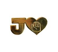 JoJo's Bizarre Adventure J Pin Badge