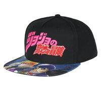 JoJo's Bizarre Adventures Character Brim Embroidered Adjustable Adult Snapback Cap Hat OSFM Black