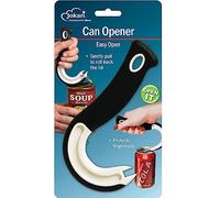 Jokari 06040 Easy-Open Ring Pull Can Jar Opener - Black & White One Size - for Arthritis Sufferers