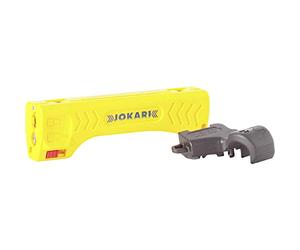 Jokari 30110 Wire Stripper For Coaxial Cable Top Coax Plus, Yellow/Black