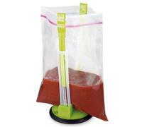 Jokari Original Adjustable Baggy Rack Stand 2 Pack. Prop Plastic Ziploc Freezer Storage Bags Snacks and Meal Prep Ingredients With No Food Spills or Kitchen Mess