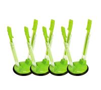 Jokari Original Adjustable Baggy Rack Stand 4 Pack. Prop Plastic Ziploc Freezer Storage Bags Open Hands-Free To Pour Leftovers Snacks and Meal Prep I