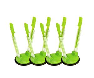 Jokari Original Adjustable Baggy Rack Stand 4 Pack. Prop Plastic Ziploc Freezer Storage Bags Open Hands-Free To Pour Leftovers Snacks and Meal Prep I