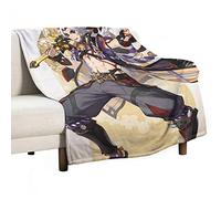 JOKBEN Genshin Impact Blanket Arataki Itto Blanket Inazuma Game Anime Blanket L(200cm×150cm) Super Soft Flannel Throw Blanket for Kids & Adults