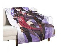 JOKBEN Genshin Impact Blanket Beidou Blanket Liyue Game Anime Blanket L(200cm×150cm) Super Soft Flannel Throw Blanket for Kids & Adults