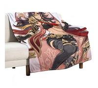 JOKBEN Genshin Impact Blanket Dehya Blanket Sumeru Game Anime Blanket L(200cm×150cm) Super Soft Flannel Throw Blanket for Kids & Adults