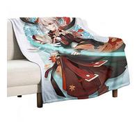 JOKBEN Genshin Impact Blanket Kaedehara Kazuha Blanket Inazuma Game Anime Blanket L(200cm×150cm) Super Soft Flannel Throw Blanket for Kids & Adults