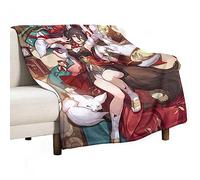 JOKBEN Honkai Star Rail Blanket Tingyun Blanket Game Anime Blanket S(125cm×100cm) Super Soft Flannel Throw Blanket for Kids & Adults