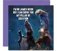 Joke Anniversary Card for Wife Girlfriend - Pillar of Creation - Funny Wedding Anniversary Card for Women Her From Husband Boyfriend Men Him, 145mm Greeting Cards Fiance Fiancee