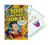 Joke Cards | 50-sheet Travel Game - Lunch Box Notes - for Students Family Gatherings Parties Classroom Activities Camping Road Trips Break Time Schools Picnics