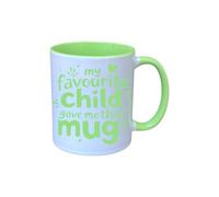 Joke Gift for Mum - My Favourite Child Gave Me This Mug! (Green)