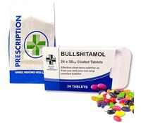 Joke Pill Box Prank Including Jelly Bean Sweets. Funny Rude Novelty Gift for Men Boyfriend Dad Grandad Women Girlfriend Mum April Fools - Ideal Birthday Present or Man Gift - bul