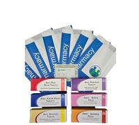 Joke Pill Boxes Gift Set x6 - Funny Prank with Bags - Hilarious Gag Gift for Friends and Family