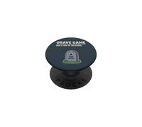 Joke Pun Funny Halloween Grave Game Dont Look at the Grave PopSockets Adhesive PopGrip