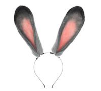 JokeLomple Women's Easter Bunny Ear Headband - Faux Rabbit Officer Ears, Cosplay Accessory for Party & Convention
