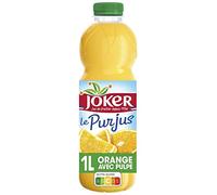 Joker - 100% Pure Orange Juice with Pulp 1 Litre - 4 Pack - Sold in a Set