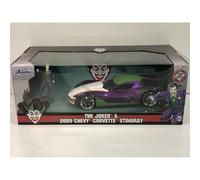 Joker 1969 Chevrolet Corvette Stingray with Figure 1:24 Scale Jada 31199