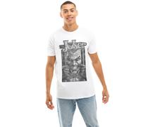 Joker Behind Bars Mens T-Shirt White The Joker White XXL