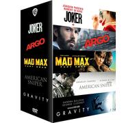 Coffret 5 Films : Joker + Argo + Mad Max : Fury Road + American Sniper + Gravity
