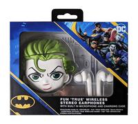 Joker Earphones Lazerbuilt DC Comics Wireless Bluetooth Hi-Fi Stereo Earbuds