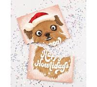 Joker Endless Dog Christmas Prank Card With Glitter, Plays Annoyingly for Up to 3 Hours