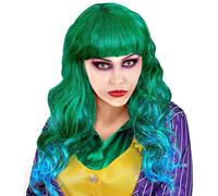 Joker Evil Wig Halloween Fancy Dress Costume Accessory