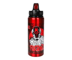Joker Fortnite 88111 Aluminium Sports Water Bottle, Red/Black, 730 ml