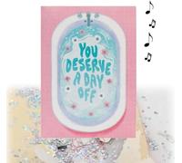 Joker Greeting Prank Card, Endless Mom Mother's Card With, Mother's Day Endless Mum, Non Stop Mom Singing Card with Glitter, Double Prank, Music Happy Card Gifts for Women (1 Pcs)