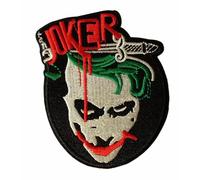Joker Iron ON/SEW ON Embroidered Patch 9.8 cm x 8.5 cm (H x W)