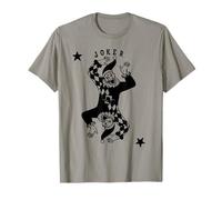 Joker Jester Clown Card Poker Plays Wild Card T-Shirt