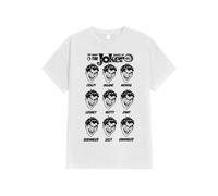 Joker - Many Moods Of Joker White - T-Shirt - white - L - 100% Cotton,Jersey L