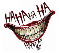 Joker Mouth Graffiti Repair Car Refrigerator Surfboard - Sticker Graphic - Weatherproof & Long Lasting Sticker
