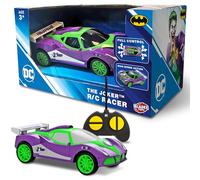 Joker Remote Control Car - 1:28 Scale RC Car for Ages 3+ with Controller | Official DC Licence, Rubber Tyres, Full Function Drive, Easy-Use Handset, Collect Batman & Superman, by Bladez RPM