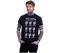 Joker - The Many Moods Of The Joker - T-Shirt - black - M - 100% Cotton,Jersey M