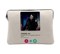 Joker Villain Film Social Network Dating Love 10 Inch Laptop Protective Sleeve with French Print in France