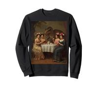 Jokes for Art Lovers or Prehistoric Humor Art Lover T-Rex Sweatshirt