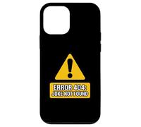 Jokes Funny Warning Signs Caution Error 404 Joke Not Found Case for iPhone 12 mini