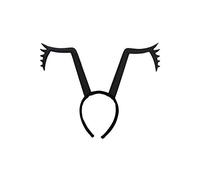 jokeshop Spiky Insect Antenna Headband Black Butterfly Ant Bug Hairband Novelty Fancy Dress Boppers Cosplay Costume Accessory