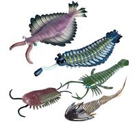 JOKFEICE Animal Figures 5 pcs Realistic Plastic Cambrian Ancient Organism Set Includes Anomalocaris, Opabinia, etc. Science Project, Learning Educational Toys, Birthday Gift For Kids Toddlers