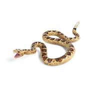 JOKFEICE Animal Figures Realistic Plastic Rattlesnake Science Project, Learning Educational Toys, Birthday Gift, Cake Topper For Kids Toddlers