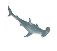 JOKFEICE Animal Figures Realistic Rubber Inflatable Hammerhead Shark Sea Animal Action Model Science Project, Learning Educational Toys, Birthday Gift, Cake Topper For Kids Toddlers
