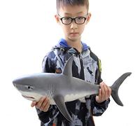 JOKFEICE Great Shark Toy Figures - Realistic Animals Action Figures - Ocean Huge White Whale Playset Educational Learning Toys for kids Party Suppliers