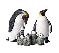 JOKFEICE Penguin Toys - 3pcs Realistic Animal Figurines - Plastic Arctic Animals for Christmas New Year - Early Educational Birthday Party Favors Cake Topper Gift for Kids