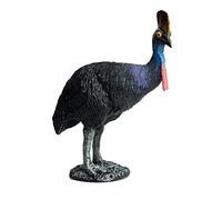 JOKFEICE Realistic Animal Figures Cassowary Bird Figurines, Science Project, Cake Topper, Early Educational Toys Birthday for Toddlers Kids Age 3 4 5