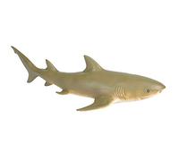 JOKFEICE Realistic Animal Figures Lemon Shark RubberSea Animal Toy, Science Project, Cake Topper, Early Educational Toys Birthday for Toddlers Kids Age 3 4 5
