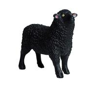 JOKFEICE Realistic Animal Figures Sheep Figurines, Science Project, Cake Topper, Early Educational Toys Birthday for Toddlers Kids Age 3 4 5(Black)