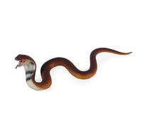 JOKFEICE Snake Toys, Realistic Rubber Cobra Fairy Garden Accessories, Learning Educational Toys for Christmas Birthday Cake Topper Gift for Kids