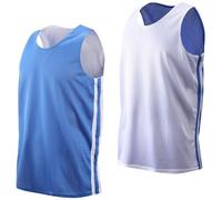 JOKHOO Reversible Men's Mesh Athletic Basketball Jersey Single for Team Scrimmage