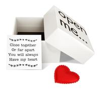 Jokureao Open Me Gift Box, I Love You Gifts Keepsake for Valentine's Day, Emotional Support Gift Pocket Hug Matchbox Gifts, Open Me Surprise for Girlfriend Boyfriend